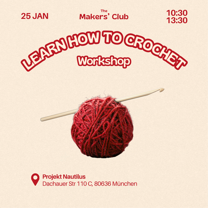 Beginner Crochet Workshop: Start Your First Cozy Scarf 🧶