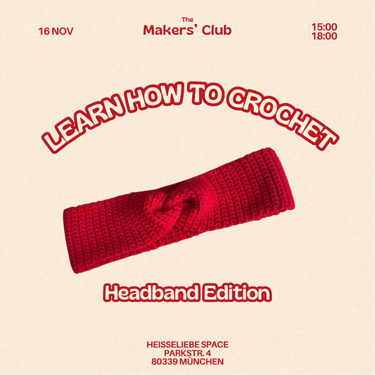 Beginner Crochet Workshop: Headband 🧶