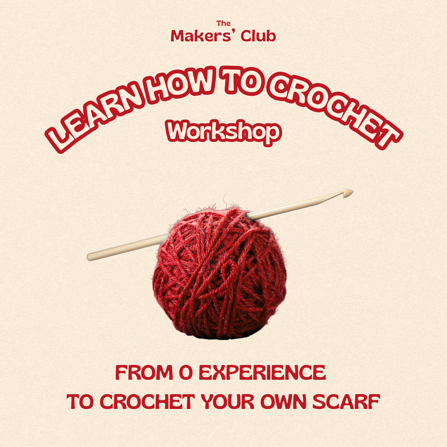 Beginner Crochet Workshop: Start Your First Cozy Scarf 🧶