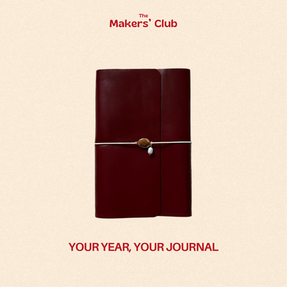 Make your own journal - 2 leather or vegan leather journals - inspired in Louise Carmen