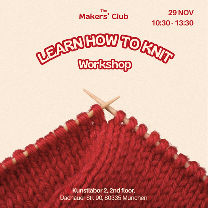 Beginner Knitting Workshop: Start Your First Cozy Scarf 🧶