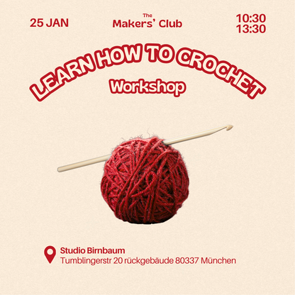 Beginner Crochet Workshop: Start Your First Cozy Scarf 🧶