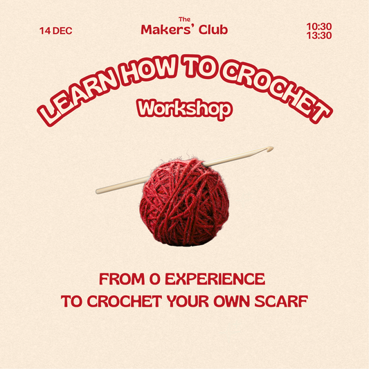Beginner Crochet Workshop: Start Your First Cozy Scarf 🧶