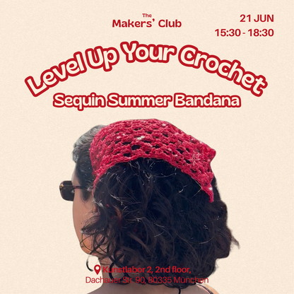 Level Up Your Crochet – Make Your Own Bandana with Sequin Yarn