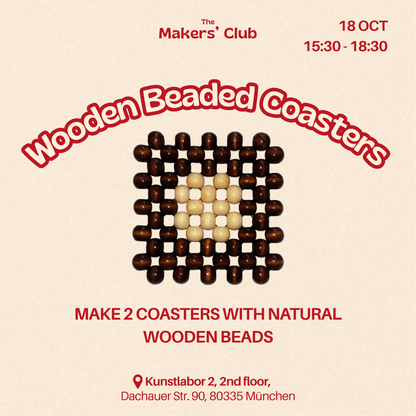 Wooden Beaded Coasters